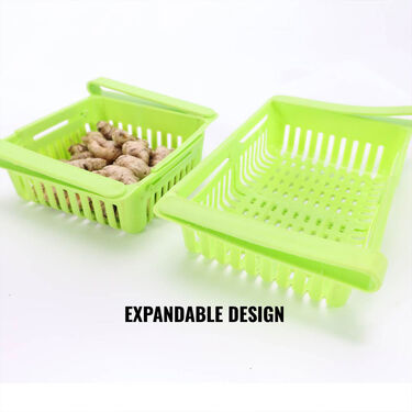 Pack of 4 Adjustable Fridge Storage Rack (4FR1)