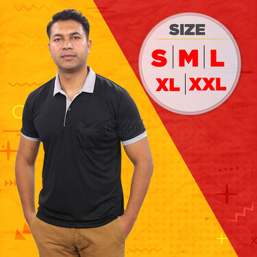 5 Pocket Collar T-Shirts With Wireless Bluetooth Neck Band (5PTB1)