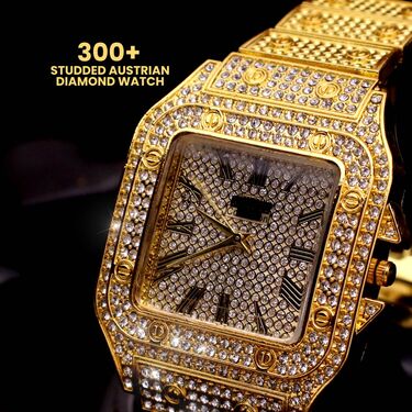 Heritage Austrian Diamond Golden Watch (MGW24)