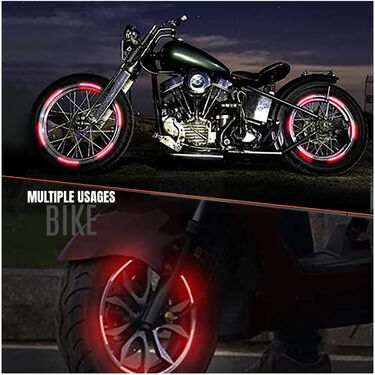 Combo of Super Bright Safety Blinkers Pack of 2 + Tyre Reflectors Pack Of 20 (SBLP20)