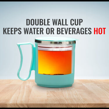 12 Hours Hot & Cold Insulated Flask + 2 Cups & Snack Plates (1F2C2SP)