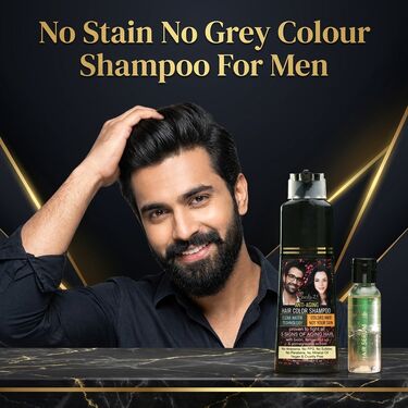 No Stain No Grey Hair Colour Shampoo For Men