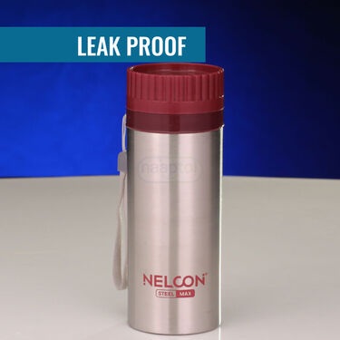 Hot Or Cold Insulated Flask (500 ml) + 2 Double Wall Cup (1F2C4)