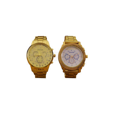 2 Mens Golden Watch (2MW13)