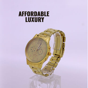 2 Mens Golden Watch (2MW15)