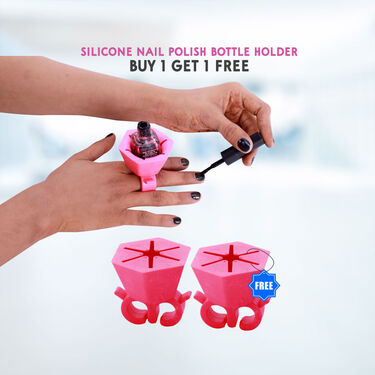 Silicon Nail Polish Bottle Holder Buy 1 Get 1 Free (2NPS)