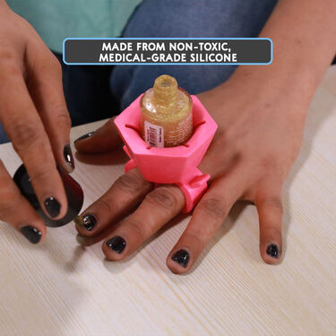 Silicon Nail Polish Bottle Holder Buy 1 Get 1 Free (2NPS)