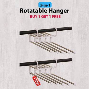 Multi Utility Rotatable Hanger - Buy 1 Get 1 Free (MRH1)