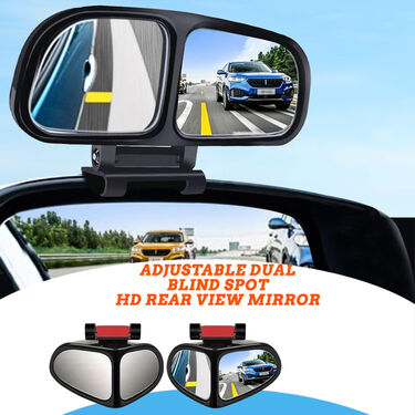 High Clarity Double Rear View Blindspot Mirror