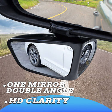 High Clarity Double Rear View Blindspot Mirror