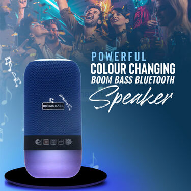 Powerful Colour Changing Boom Bass Bluetooth Speaker (BBS)