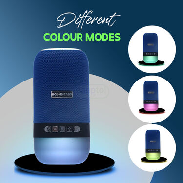 Powerful Colour Changing Boom Bass Bluetooth Speaker (BBS)