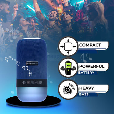 Powerful Colour Changing Boom Bass Bluetooth Speaker (BBS)