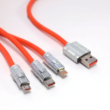 3 In 1 Fast Charging Data Cable (CDC)