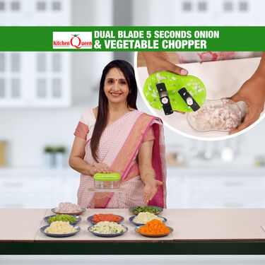 Dual Blade 5 Sec Onion & Vegetable Chopper (CHOP7)