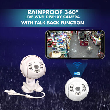 Rainproof 360 Degree live Camera With Smart Led Light (CCTV10)