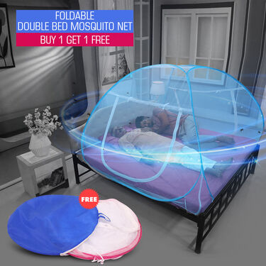 Foldable Double Bed Mosquito Net Buy 1 Get 1 Free (DMN2)