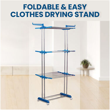 Foldable & Easy Clothes Drying Stand