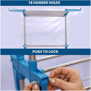 Foldable & Easy Clothes Drying Stand