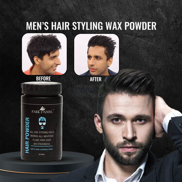 Mens Hair Styling Wax Powder