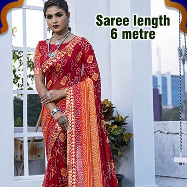 Karvachauth Special Designer Saree With Free Blouse - Pick any 1 (KCS1)