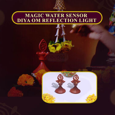 Magic Water Sensor Diya Om Reflection light B1G1 (L53)