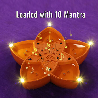 Water Sensor Panchmukhi Mantra Diya + Free 2 Water Sensor Diya (MD9)