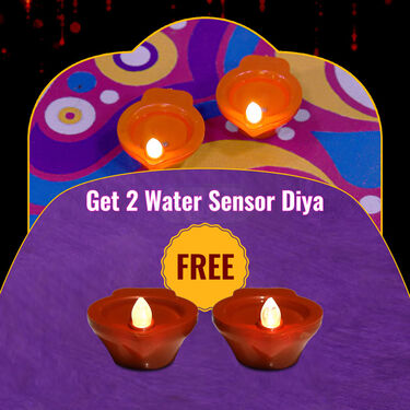 Water Sensor Panchmukhi Mantra Diya + Free 2 Water Sensor Diya (MD9)