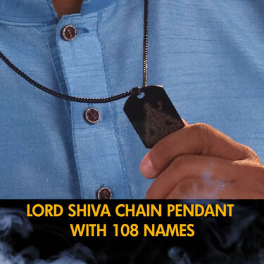 Lord Shiva Chain Pendant with 108 Names (MGJ43)