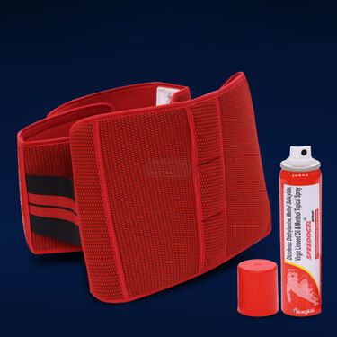 Magnetic Back Support Belt with Pain Relief Spray (PRS65)