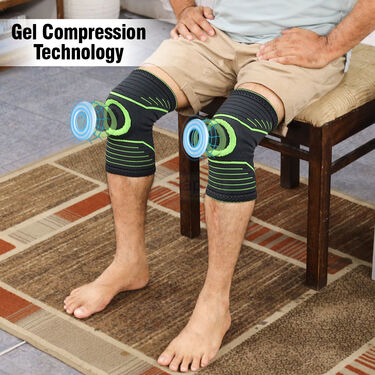 Magnetic Therapy Knee Support with Gel Compression - Buy 1 Get 1 Free (CKS02)