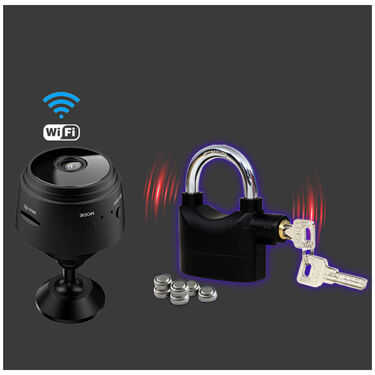 Magnetic Wi-Fi Live CCTV Camera with Alarm Lock (CCTV5)