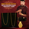 Golden Watch + 2 Chain + Bracelet + Ring  (MGW2CBR5)