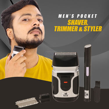 Mini Shaver with Slide Up Trimmer (PS7)