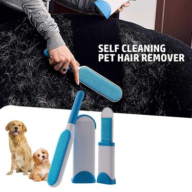 Reusable Pet Fur Remover With Self Cleaner