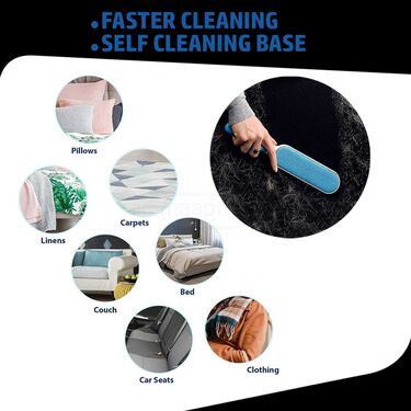 Reusable Pet Fur Remover With Self Cleaner