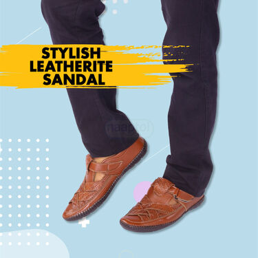 Pick Any 1 Stylish Leatherite Sandal + FREE Sunglasses + Watch + Wallet (SDC3)