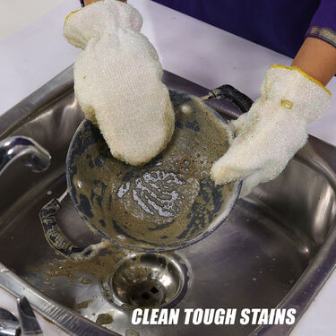 Quick & Easy Deep Cleaning Scrub Gloves