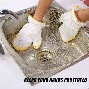 Quick & Easy Deep Cleaning Scrub Gloves