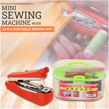 Mini Sewing Machine + 43 in 1 Sewing Kit (SM1)