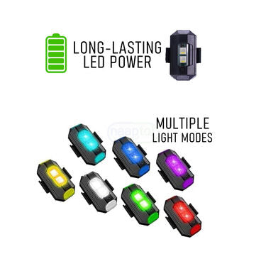 Rechargeable LED Safety Light For Car Bike And Helmet  Buy 1 Get 1 Free (SRM)