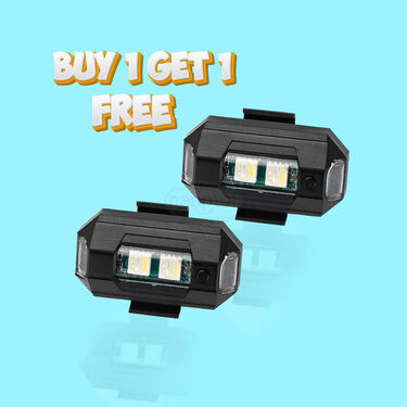 Rechargeable LED Safety Light For Car Bike And Helmet  Buy 1 Get 1 Free (SRM)