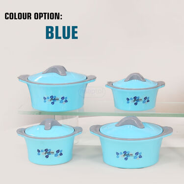 Set of 4 Casserole with Free 4 Push & Lock Containers + 3 Laddles (4C7FG)
