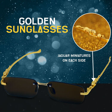 Golden Sunglasses + Golden Watch + Golden Chain (SWC1)